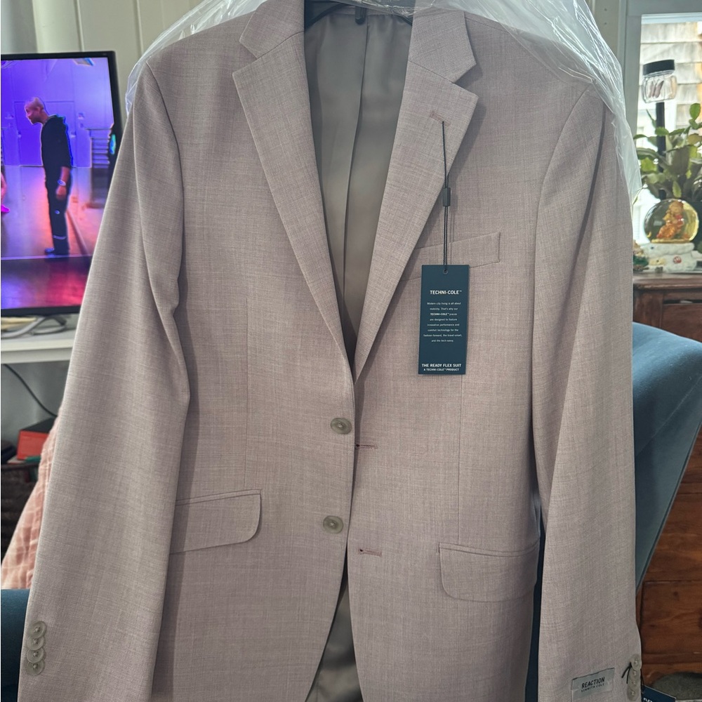 Reaction Kenneth Cole Light Gray Blazer